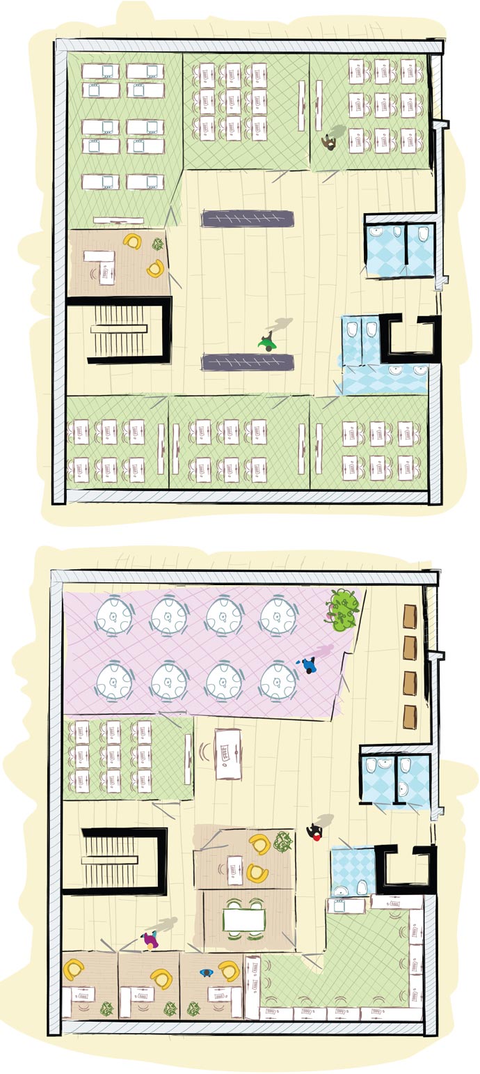 Floor Plan of the YMCA Academy