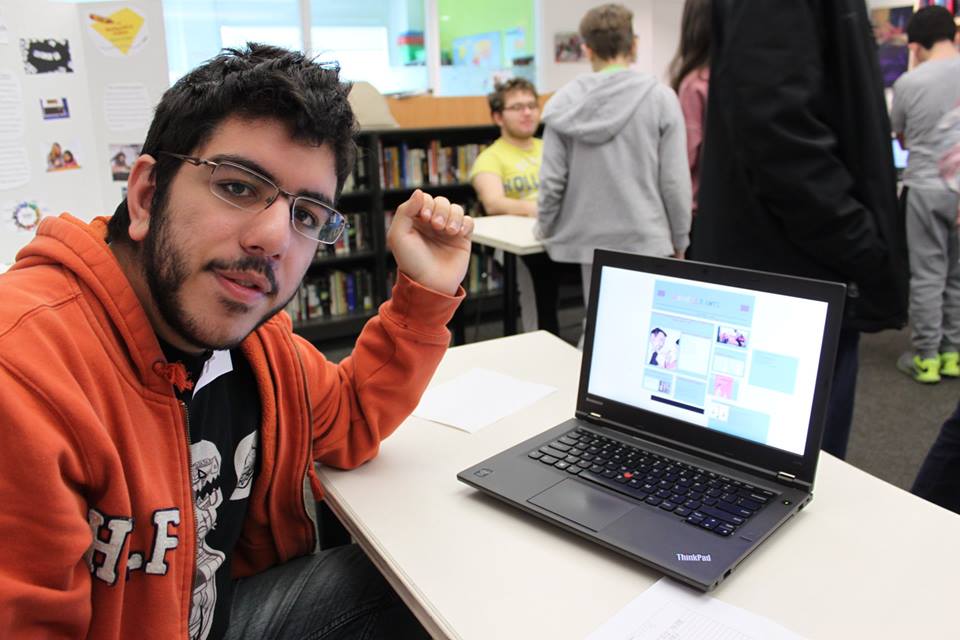 YMCA Academy student and presentation at the school's 2015 Social Justice Fair