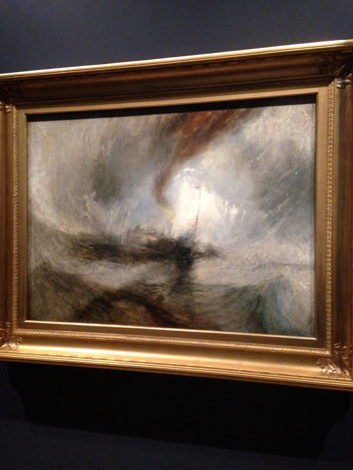 At the Turner exhibition at the AGO