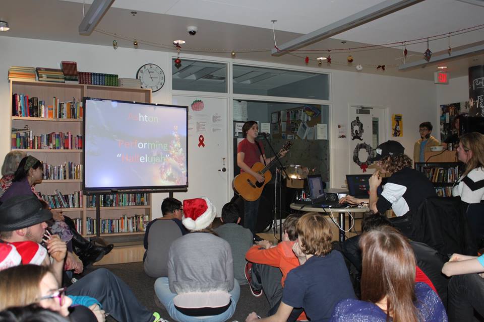 YMCA Academy student performs at the 2015 Talent Show