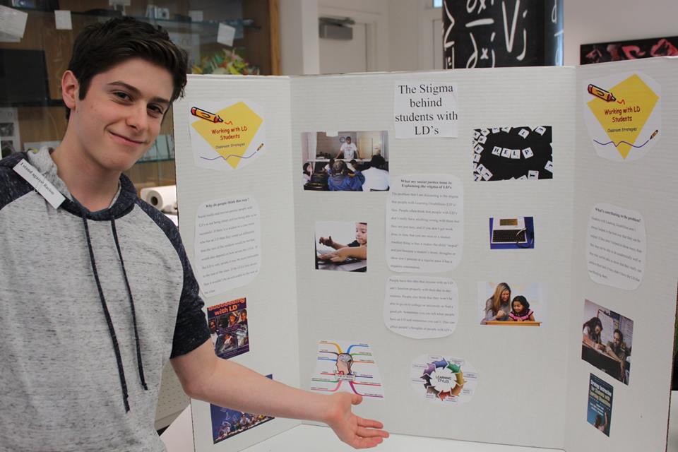 YMCA Academy student and presentation at the school's 2015 Social Justice Fair