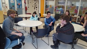 Toronto musician visits YMCA Academy music class
