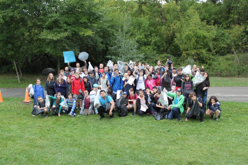 YMCA Academy students participate in the Great Canadian Shoreline Cleanup