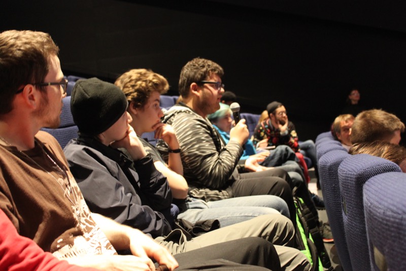 YMCA Academy students attend Trek Talks: Bridging Science and the Arts at the TIFF Bell Lightbox.