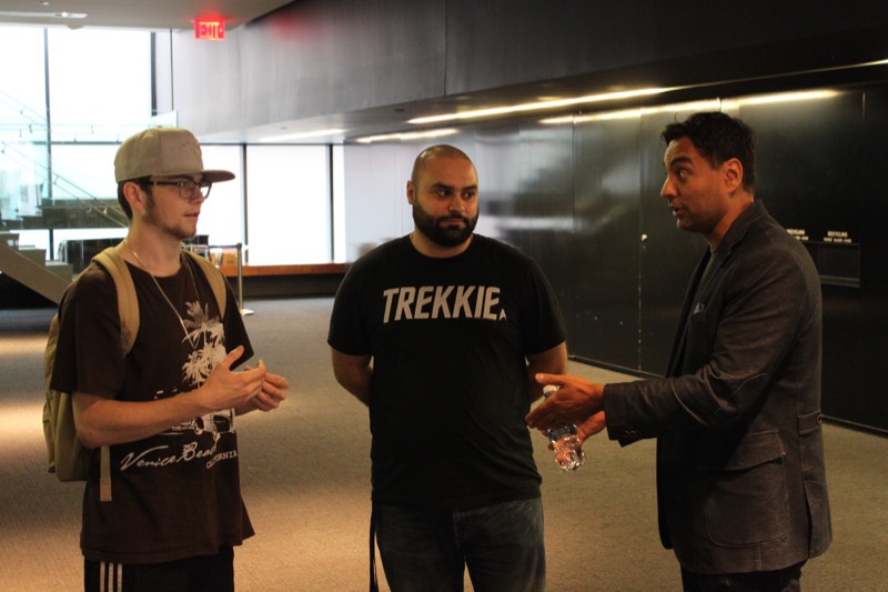 YMCA Academy students attend Trek Talks: Bridging Science and the Arts at the TIFF Bell Lightbox.