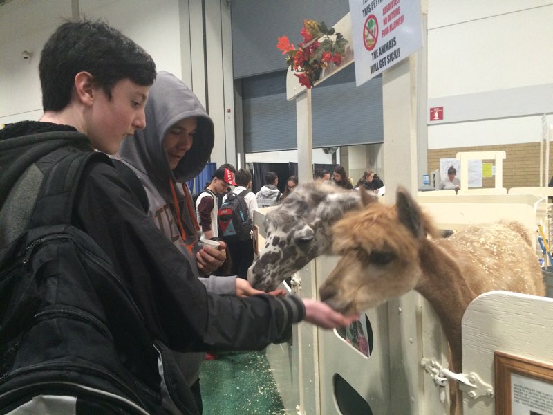 Student attend the Royal Winter Fair