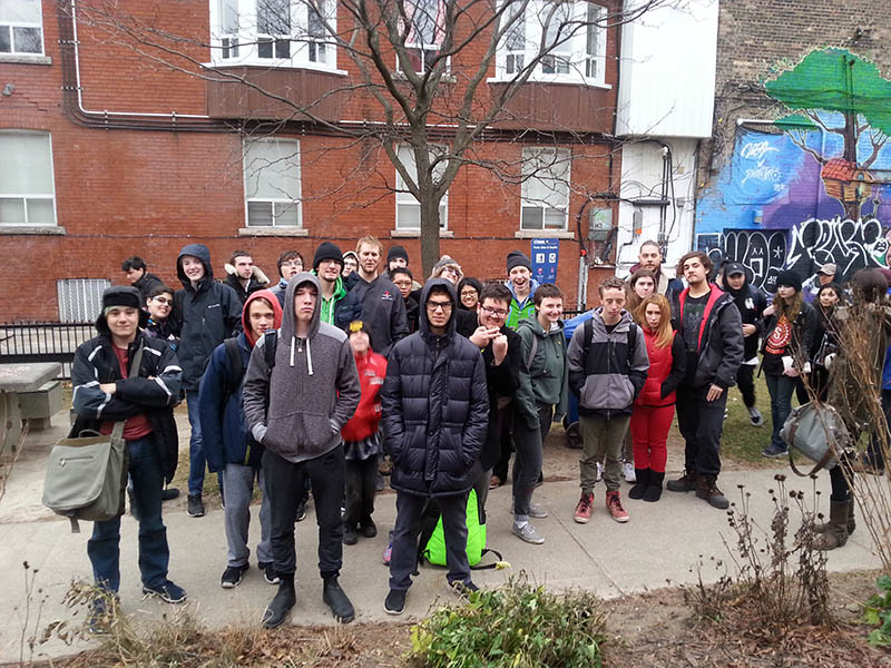 YMCA Academy students attend Hot Docs Ted Rogers Cinema to watch Australian documentary Chasing Asylum