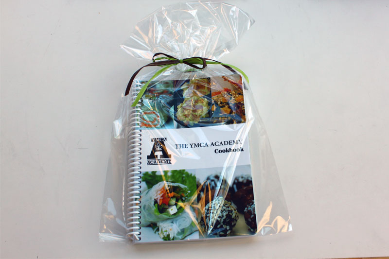 The YMCA Academy cookbooks have been printed, packaged and are ready for sale!
