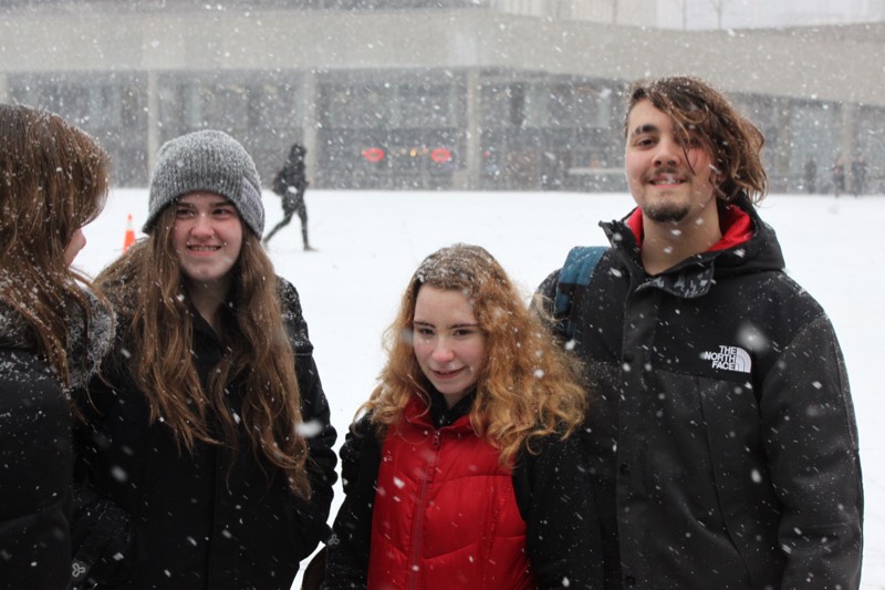 Students at Nathan Phillips Square partake in our annual skating trip!