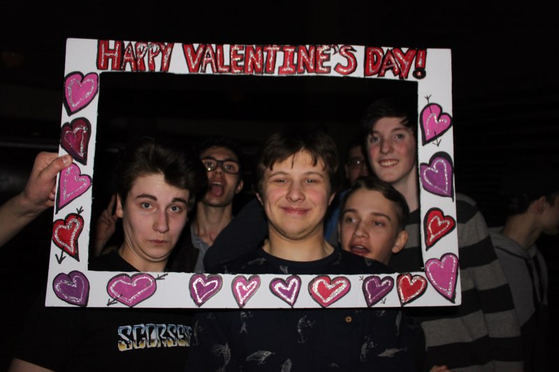 The YMCA Academy Leadership and Peer Support class hosted a Valentine’s Day dance