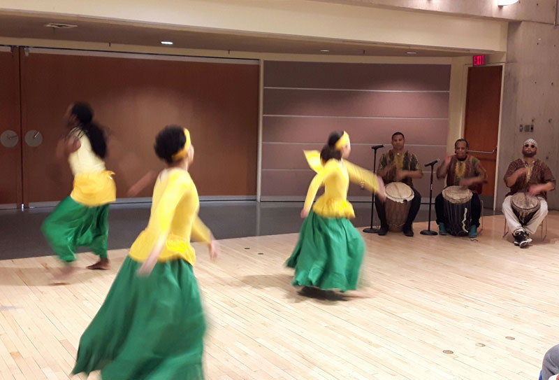 The Toronto based dance company Ballet Creole brought their performance of Saraka to the YMCA Academy.