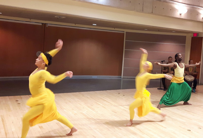 The Toronto based dance company Ballet Creole brought their performance of Saraka to the YMCA Academy.