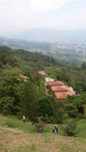 Looking down on Soleira School from above