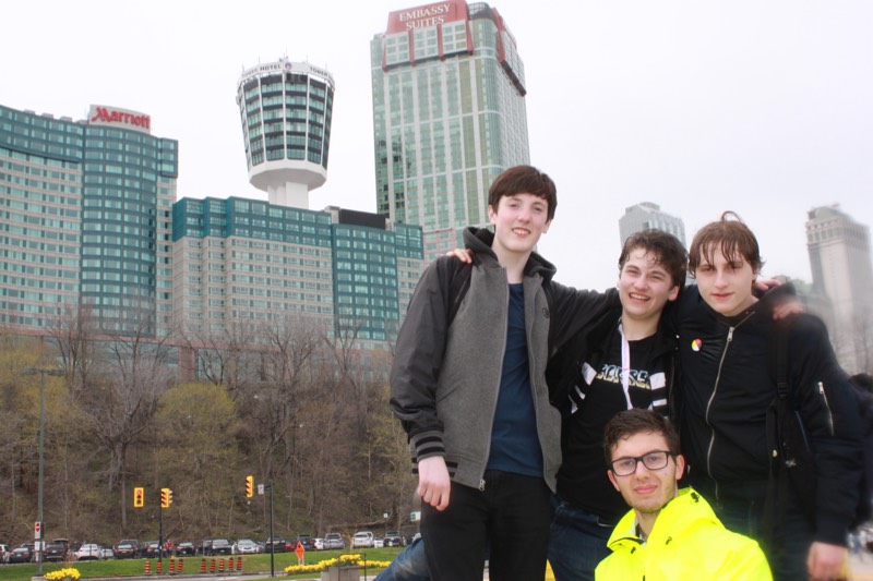 YMCA Academy students visit Niagara Falls on day 3 of the Youth Exchanges Canada Program