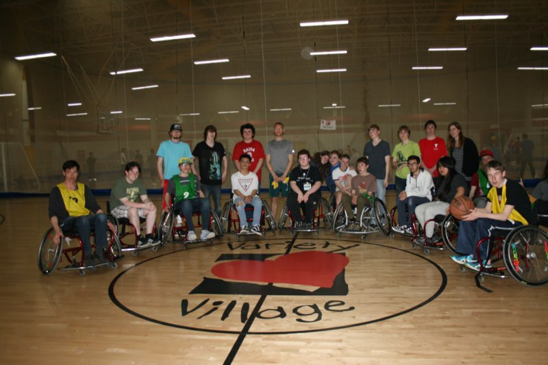 Students participate in community service at Variety Village, play wheelchair basketball, and in the evening participate in an event organized by the Professional Engineers of Ontario.