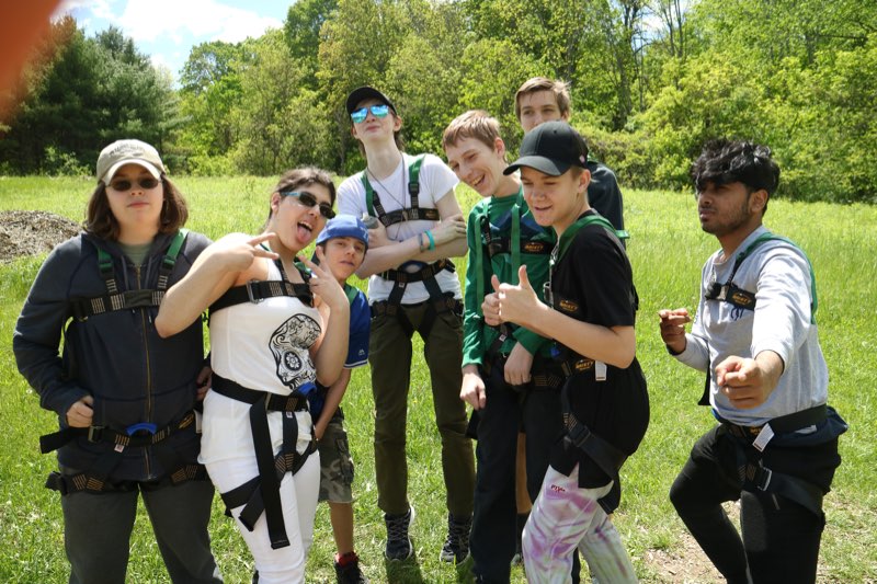 YMCA Academy leadership class students participate in various activities at Cedar Glen