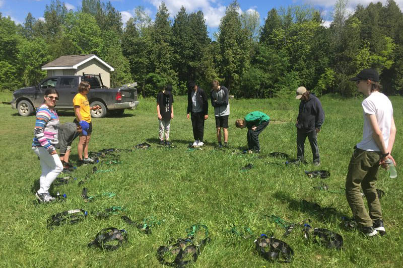 YMCA Academy leadership class students participate in various activities at Cedar Glen