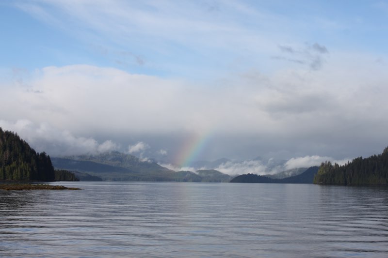 Rainbow over the bay