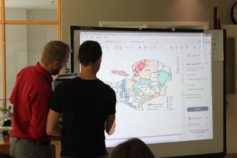 Academy students participate in Insight Global Educations “the Scramble for Africa” simulation model