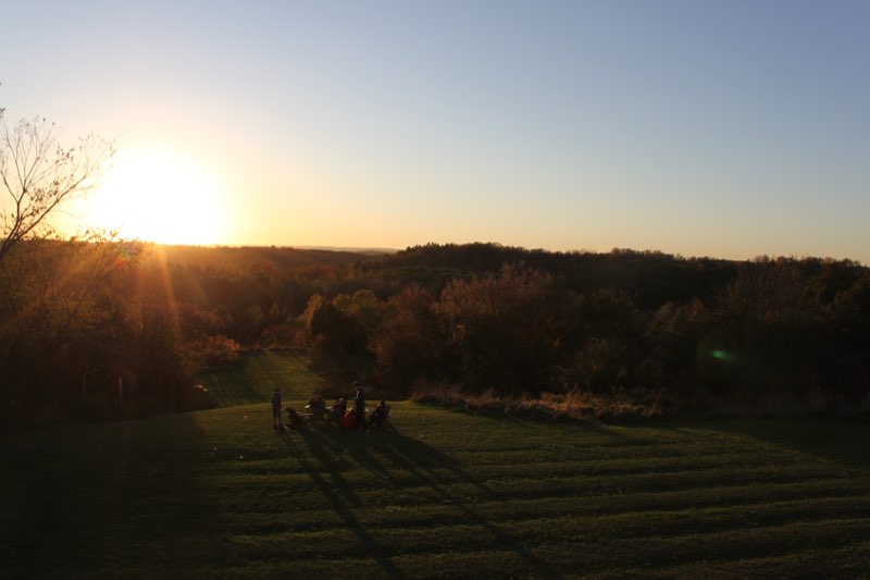 Sunset over Cedar Glen