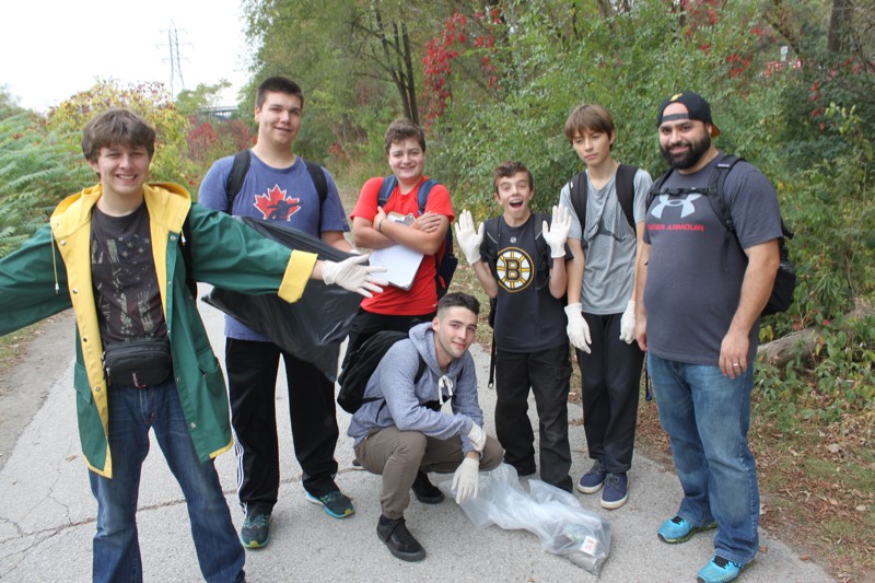 YMCA Academy students partake in the 2017 Great Canadian Shoreline Clean-up