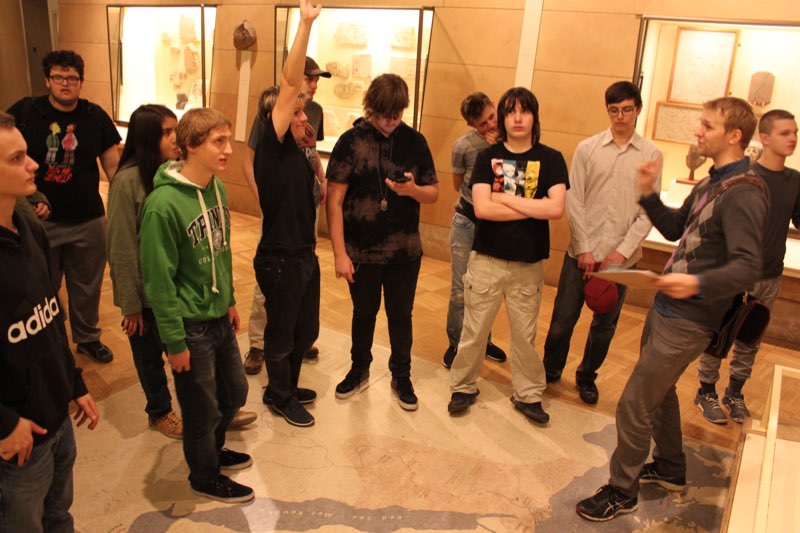 YMCA Academy students got to walk through history at the Royal Ontario Museum. The History of Civilizations class joined with the Canadian History class on an adventure through stories and evidence from the past.