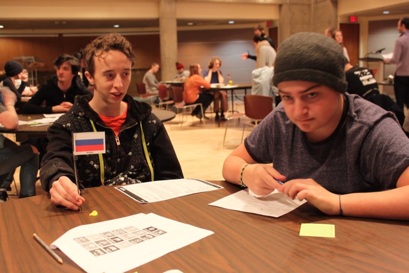 YMCA Academy students partake in Insight Global Education's United Nations (UN) simulation.