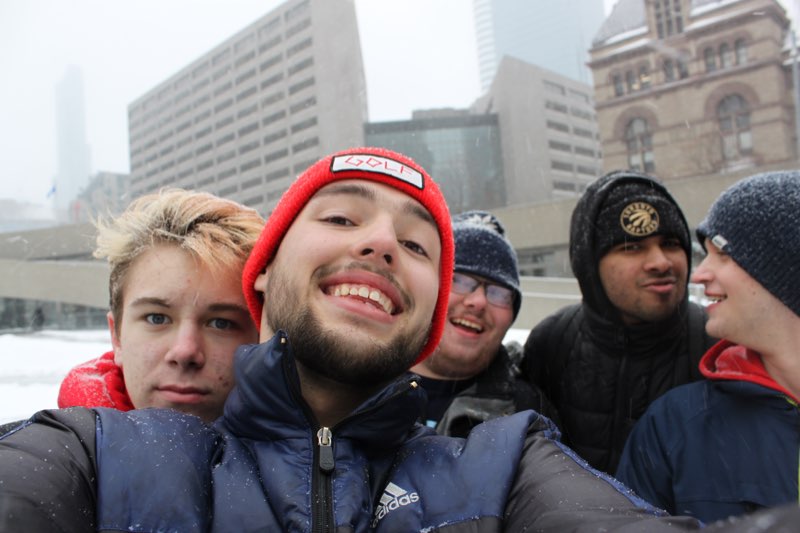 YMCA Academy students skate at Nathan Phillips Square during our annual skating trip.