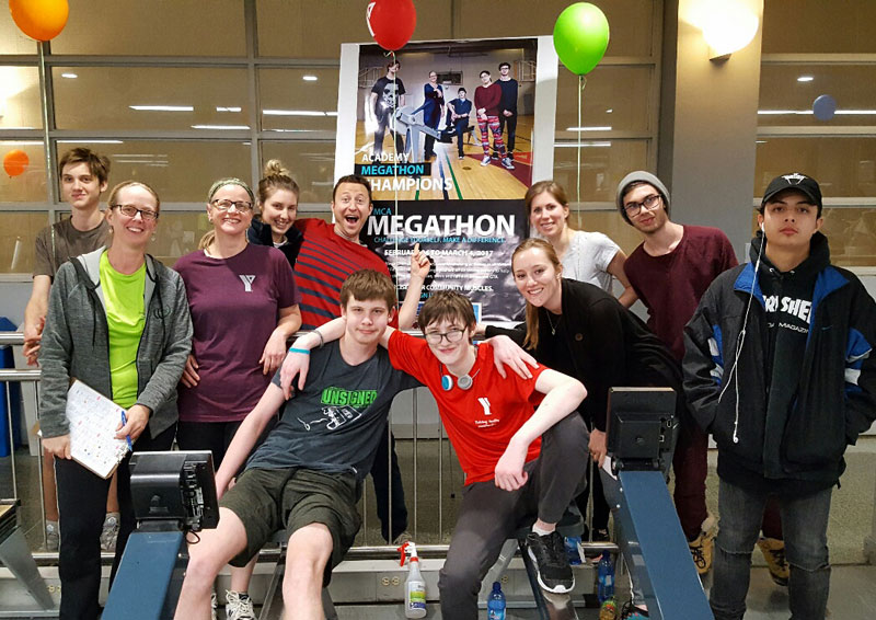 YMCA Megathon participants from 2016
