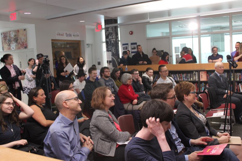 Audience and media watch during the Coding and Digital Literacy launch event