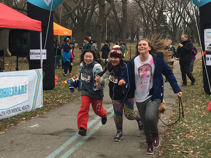 Academy students participate in the 5km Bold and Cold Run