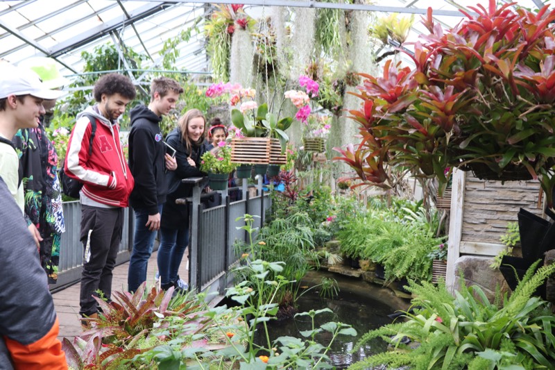 Zoe’s Art class and Dayna’s Mental Health class went on a trip to Allan Gardens