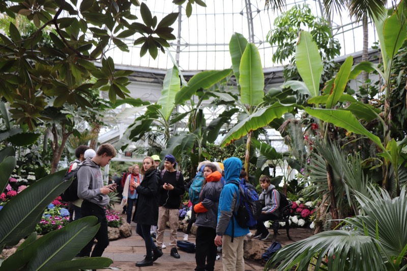 Zoe’s Art class and Dayna’s Mental Health class went on a trip to Allan Gardens