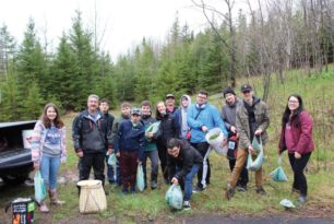 Youth Exchange Canada: Tobique First Nation YMCA Academy students in a group photo during the exchange