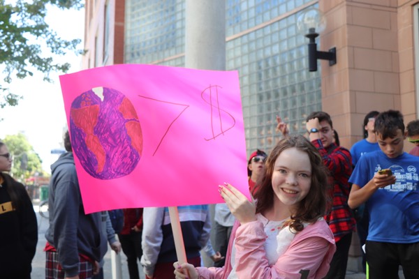 YMCA Academy students participate in the Global Climate Strike on September 27th 2019