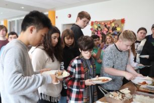 Feast of Thanks Celebration YMCA Academy students participate in the Feast of Thanks Ceremony