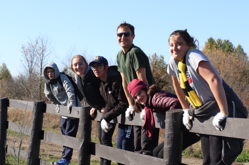 YMCA Academy students participate in activities during the annual trip to Cedar Glen