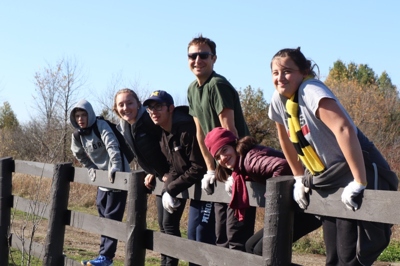 YMCA Academy students participate in activities during the annual trip to Cedar Glen