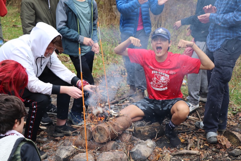 YMCA Academy students participate in activities during the annual trip to Cedar Glen