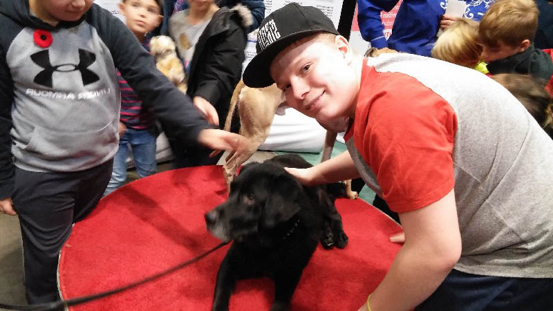 Academy students participate in a variety of activities at the Royal Agricultural Winter Fair.