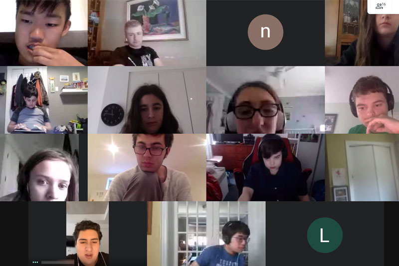 Academy students participate in virtual Culture Club