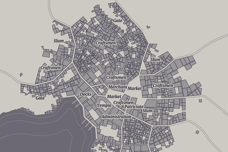 Dungeons and Dragons Campaign Map