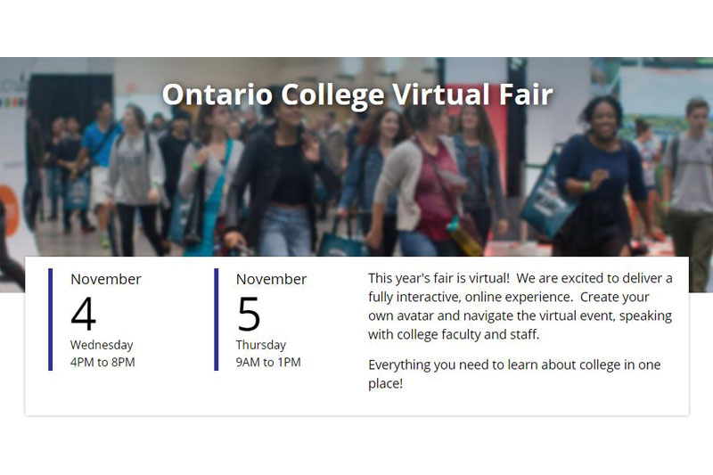 college application process - virtual fair