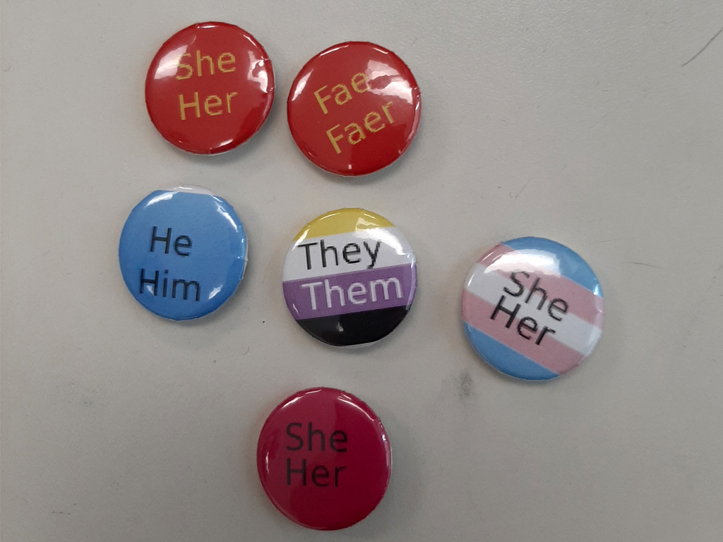 Pronoun Pins