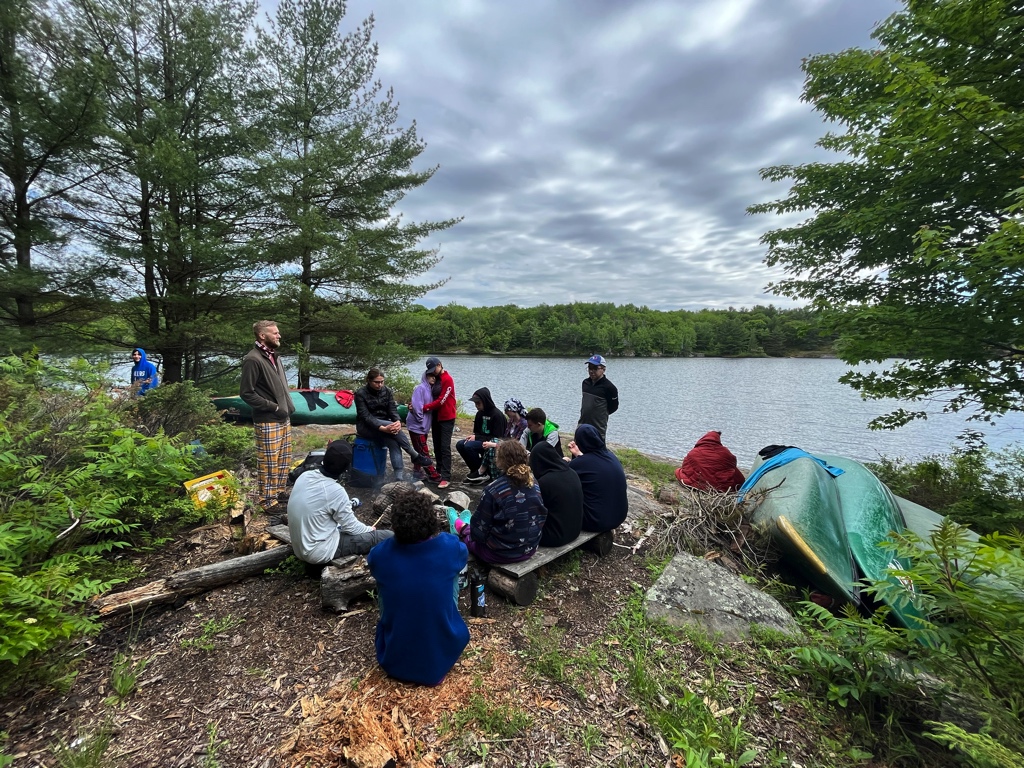 A group of YMCA Academy High School students embarked on a three day journey into the wilderness of the Muskoka region at the YMCA’s Camp Pine Crest.