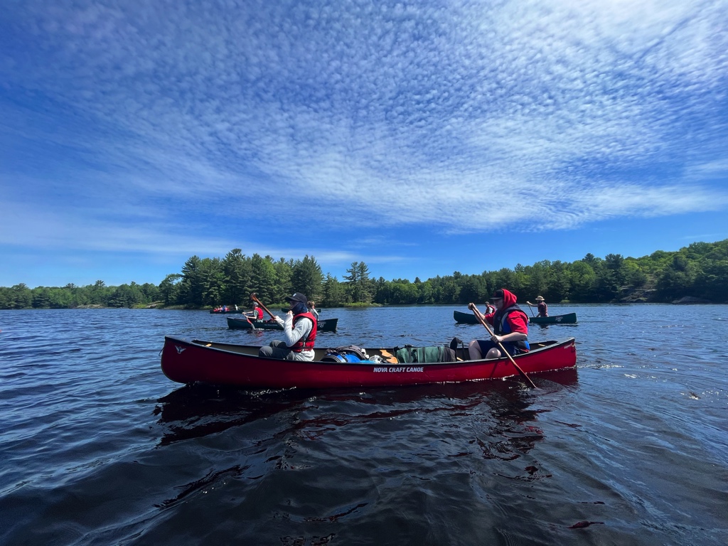 A group of YMCA Academy High School students embarked on a three day journey into the wilderness of the Muskoka region at the YMCA’s Camp Pine Crest.