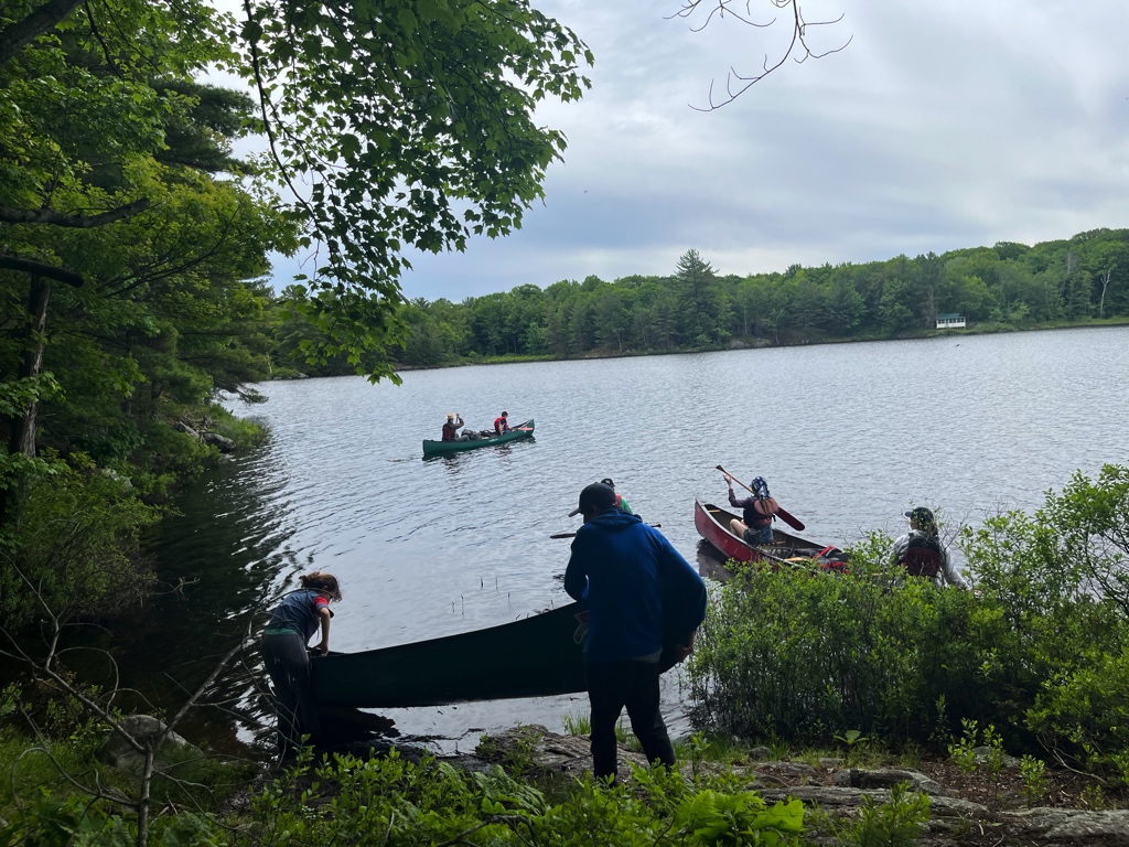 A group of YMCA Academy High School students embarked on a three day journey into the wilderness of the Muskoka region at the YMCA’s Camp Pine Crest.