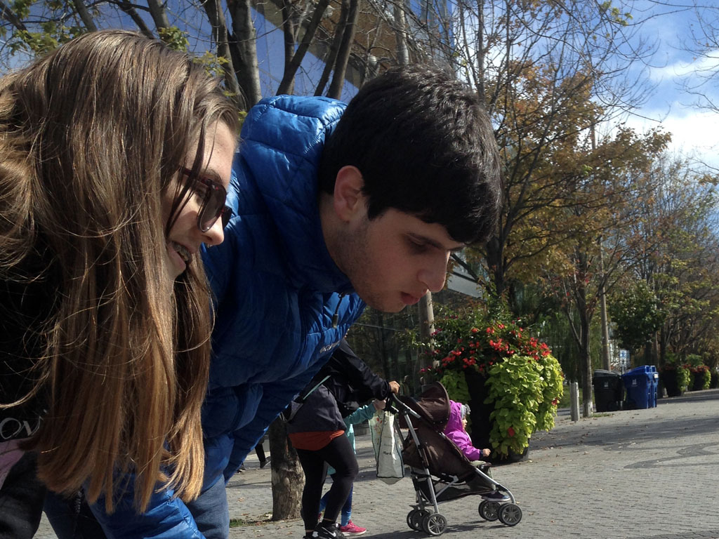 The students in Environmental Science actively performed water testing at the waterfront and soil testing in the parkette beside the YMCA!