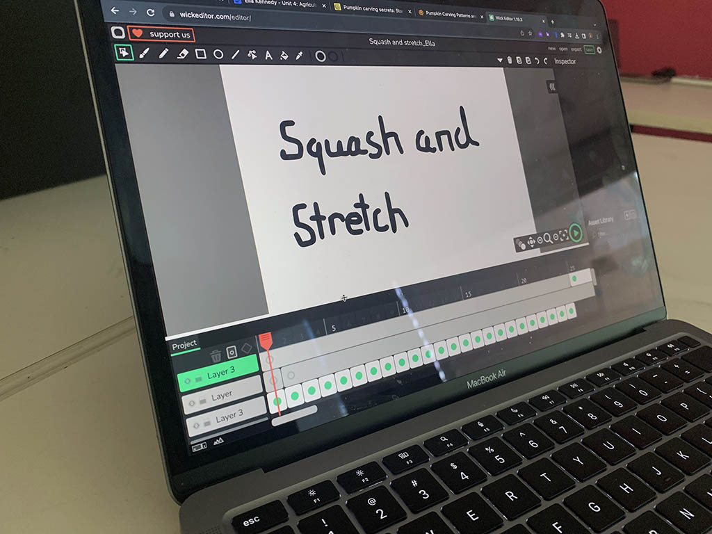 In the Communication Technology class Animation Unit, students recently undertook a project centered around the 12 Principles of Animation. The objective was to create animation that effectively showcased their understanding of these principles.