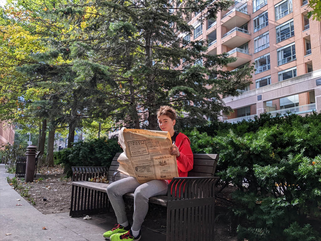 The students of the Grade 11 Politics in Action class at YMCA Academy have taken on a new role as journalists and news anchors.